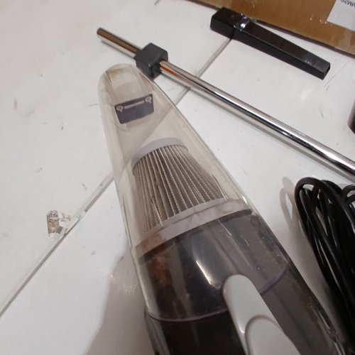 AMAZON BASICS 2 IN 1 CORDED LIGHTWEIGHT STICK VACUUM - GREY - (MODEL:VSC02A861NA) image 4