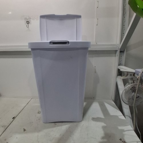 STERILITE TOUCHTOP WASTE BIN - 13 GAL / 49 L - WHITE image 2