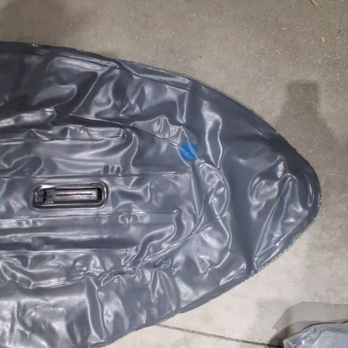 INTEX K1 CHALLENGER 1-PERSON INFLATABLE KAYAK - BLUE/GREEN image 5