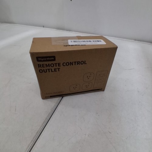 3PK SYANTEK REMOTE CONTROL OUTLET | EXPANDABLE REMOTE LIGHT SWITCH KIT | 100FT RANGE | ETL LISTED - WHITE - (MODEL: BH9912U) image 4