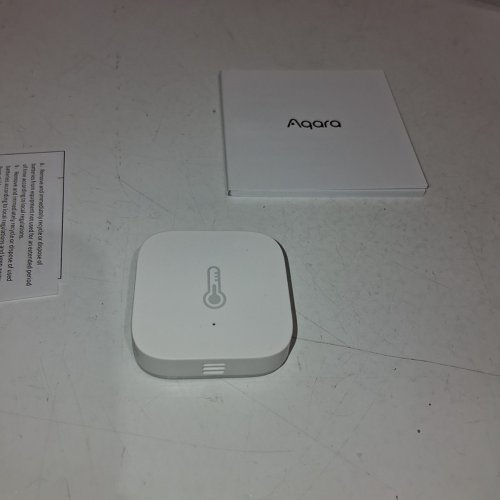 AQARA TEMPERATURE AND HUMIDITY SENSOR - COMPATIBLE WITH APPLE HOMEKIT, ALEXA, WORKS WITH IFTTT - WHITE - (MODEL WSDCGQ11LM) image 2
