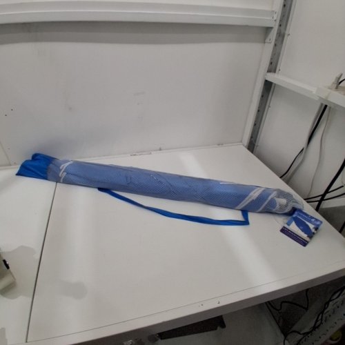 CARIBBEAN JOE ISLAND SUPPLY BEACH SUN UMBRELLA - 6.5FT - BLUE image 2