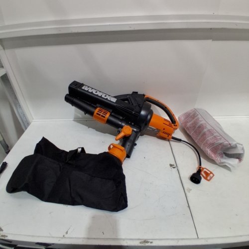 WORX TRIVAC 3-IN-ONE BLOWER/MULCHER/VACUUM WITH METAL IMPELLER AND COLLECTION BAG - 12AMP - 120V (MODEL: WG509) image 3