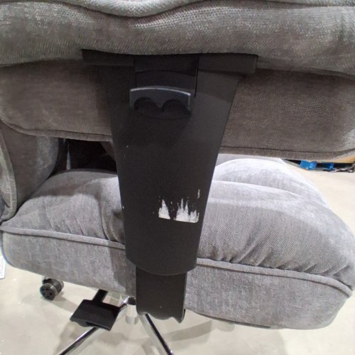PADDED OFFICE RECLINER CHAIR - GRAY image 6