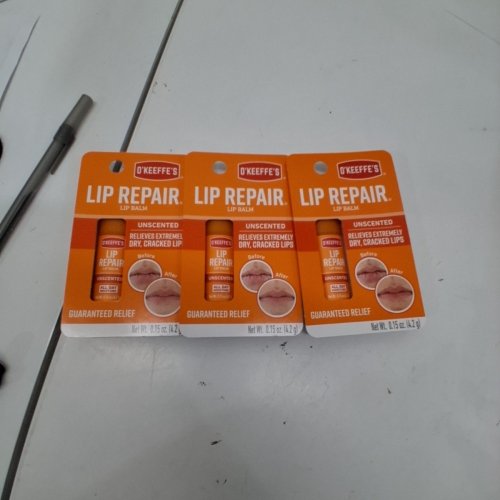 3PK O'KEEFFE'S UNSCENTED LIP BALM FOR DRIED CRACKED LIPS - 0.15 OZ EACH image 2