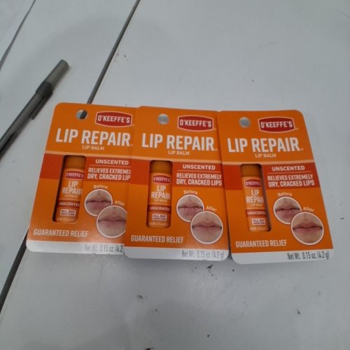 3PK O'KEEFFE'S UNSCENTED LIP BALM FOR DRIED CRACKED LIPS - 0.15 OZ EACH image 3