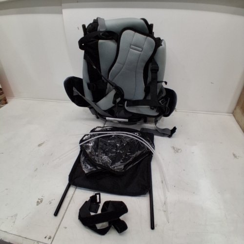 BESRET VERSITALE HIKING BABY CARRIER WITH ADJUSTABLE SEAT - 40LBS CAPACITY - BLACK (MODEL: BR-DEB05) image 2
