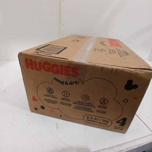 186PK HUGGIES SNUG AND DRY DIAPERS - SIZE 4 image 3