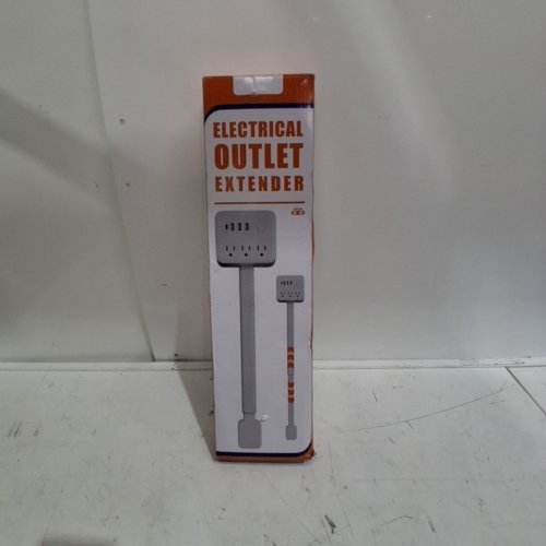 WALL-MOUNTED ELECTRICAL OUTLET EXTENDER - 25.6" - WHITE image 3