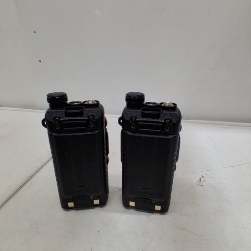 2PK BAOFENG UPGRADED TWO-WAY AMATEUR RADIO WALKIE TALKIES WITH RECHARGEABLE BATTERIES - - BLACK (MODEL: UV-5RH) image 5