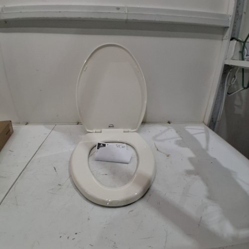BEMIS SLOW-CLOSE ELONGATED TOILET SEAT - 19" X 14.3" - BISCUIT/LINEN (MODEL: 7300SLEC 346) image 2