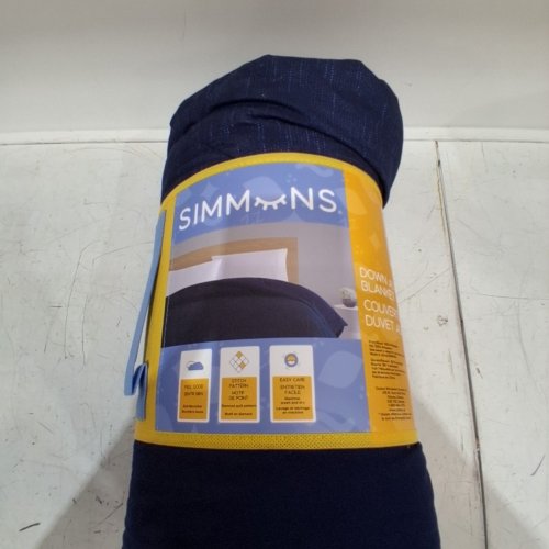 SIMMONS DOWN ALTERNATIVE BLANKET - KING - BLUE (MODEL: 1841224) image 3