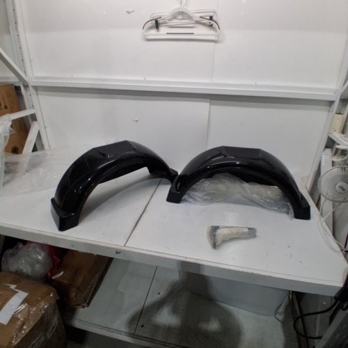 2PC ECOTRIC TRAILER FENDERS FOR SINGLE AXLE TRAILERS - 13" - BLACK (MODEL: LYAP-287S-2) image 2