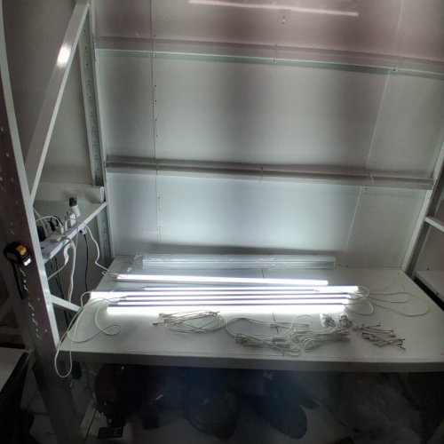 12PK BARRINA LED T5 INTEGRATED LINKABLE SINGLE LIGHT FIXTURES - 4FT EACH - 2200LM, 6500K (MODEL: INWT504020650BC) image 2
