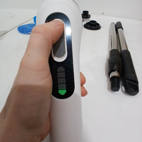 ELECTRIC SPIN SCRUBBER - 30W, 5 V - REPLACEABLE BRUSH HEADS - WHITE (MODEL: A10-D) image 2