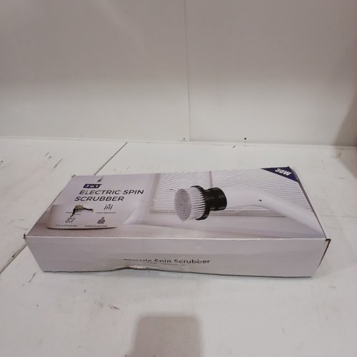 ELECTRIC SPIN SCRUBBER - 30W, 5 V - REPLACEABLE BRUSH HEADS - WHITE (MODEL: A10-D) image 5