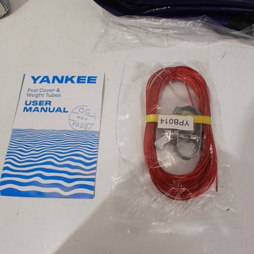 YANKEE SAPPHIRE SERIES OVAL WINTER POOL COVER FOR ABOVE GROUND POOLS - 12FT X 18FT - BLUE (MODEL: YPC-OV-1218) image 4