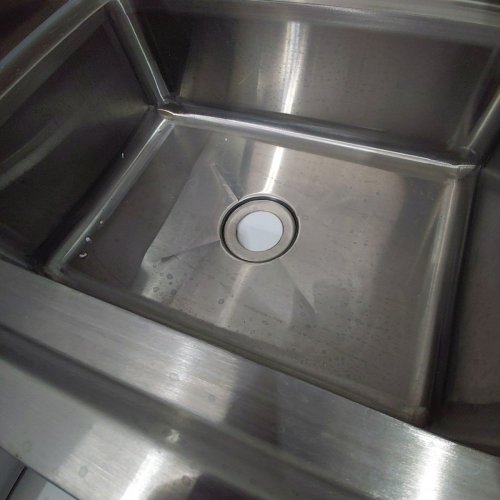 COMMERCIAL UTILITY HAND BASIN WITH FAUCET, - 17" X 12.8" - SILVER (MODEL: HS-17-SP) image 4