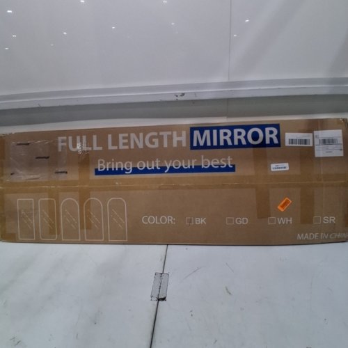 HARRITPURE ARCHED FULL LENGTH MIRROR WITH STAND - 58" X 18" - BLACK image 4