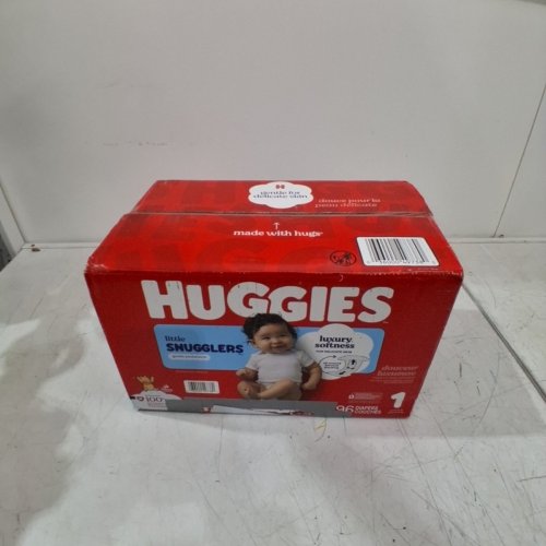 96PK HUGGIES LITTLE SNUGGLERS DISPOSABLE GENTLE SKIN PROTECTION BABY DIAPERS - SIZE 1 - DISNEY WINNIE THE POOH image 2