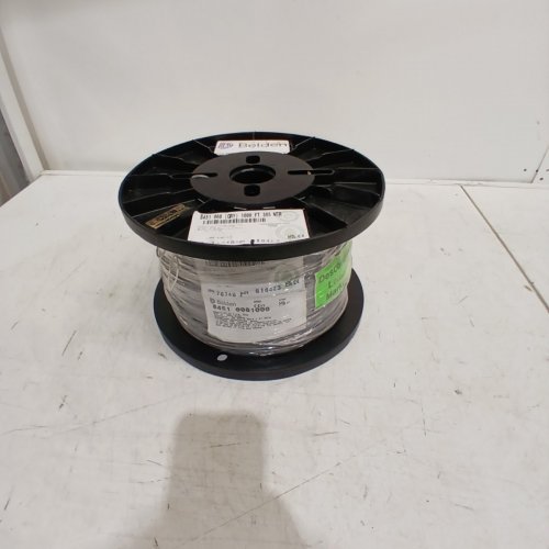 BELDEN SHIELDED AUDIO SOUND AND CONTROL CABLE 1PR A/D REEL - 1000FT - GRAY (MODEL: 8451 0081000) image 2
