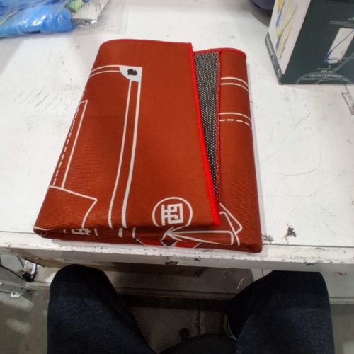 MAHJONG & CARD GAME PLAY MAT - RED image 3