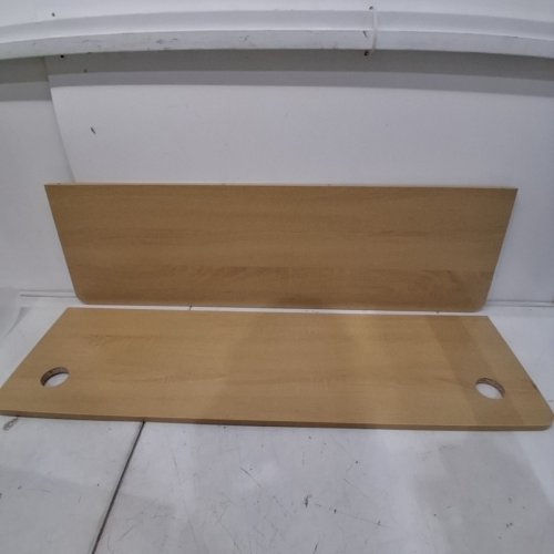 VASAGLE STANDING DESK - 39" X 23" X 28" - 47" MAX HEIGHT - WHITE AND NATURAL WOOD (MODEL: LSD310YA02) image 9