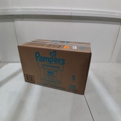 128PK PAMPERS CRUISERS 360 BABY DIAPERS - SIZE 5 image 3
