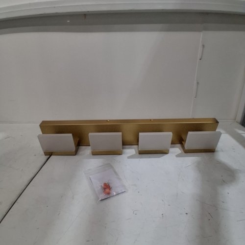 TIPACE GOLD VANITY LIGHTS - 4 LED LIGHTS - 6000 K/3200 LM/32W - 28" X 6" X 4.3" - GOLD (MODEL: GW-1103-4T) image 2