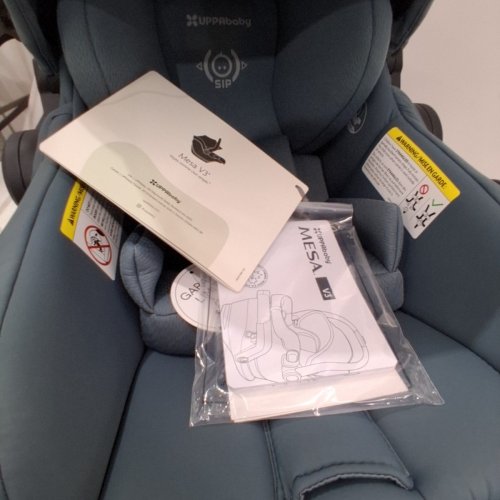 UPPABABY MESA V3 INFANT CAR SEAT WITH SMARTSECURE TECHNOLOGY - STONE BLUE (MODEL: 1003-MSA-CA-CLM) image 4