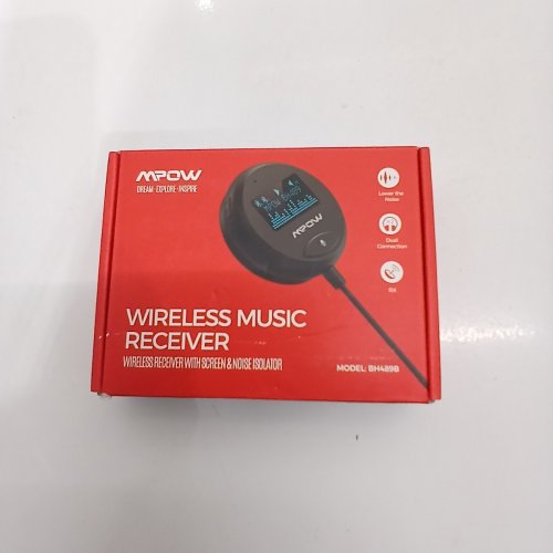 MPOW WIRELESS MUSIC RECEIVER WITH LCD DISPLAY & NOISE ISOLATOR (MODEL: BH489B) image 2