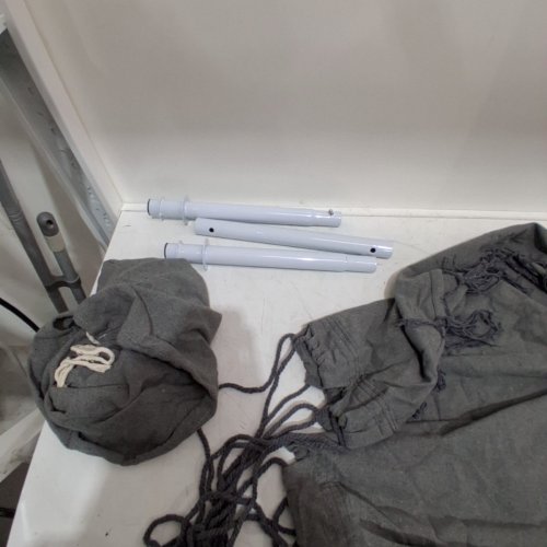 Y- STOP HAMMOCK CHAIR HANGING ROPE SWING - DARK GREY image 3