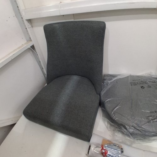 2PK COLAMY UPHOLSTERED DINING CHAIRS - 34" - GREY (MODEL: C351A) image 5
