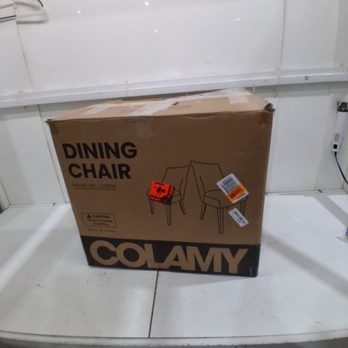 2PK COLAMY UPHOLSTERED DINING CHAIRS - 34" - GREY (MODEL: C351A) image 10
