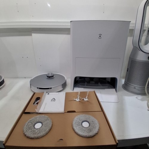 ECOVACS DEEBOT TEO OMNI ROBOT VACUUM/MOP COMBO WITH SELF-EMPTYING STATION, AUTO-WASH/REFILL & 3D MAPPING - APP/WIFI ENABLED - WHITE (MODEL: DLX23) image 11