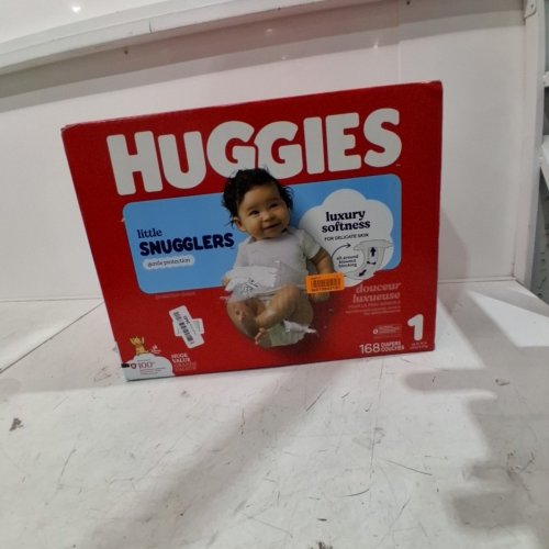 168PK HUGGIES WINNIE THE POOH LITTLE SNUGGLERS DISPOSIBLE DIAPERS - SIZE 1 - WINNIE THE POOH image 2