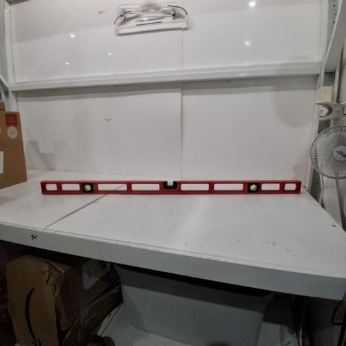 TASK LIGHT DUTY I-BEAM LEVEL - 48" - RED/BLACK image 2