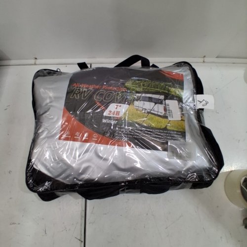 HFKJWAY UNIVERSAL ALL-WEATHER RV COVER - 8.5FT - SILVER /BLACK image 5