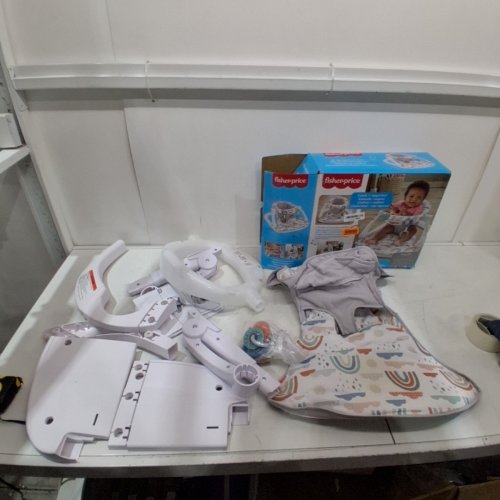 FISHER PRICE DELUXE SIT ME UP FLOOR SEAT - RAINBOW SHOWERS image 2