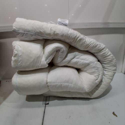 3" SHREDDED MEMORY FOAM MATTRESS TOPPER - WHITE - FULL image 2