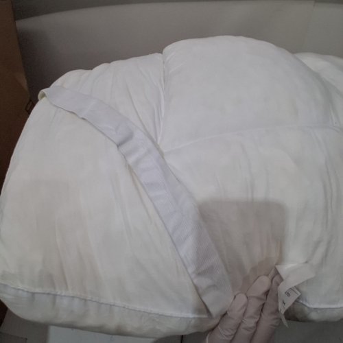 3" SHREDDED MEMORY FOAM MATTRESS TOPPER - WHITE - FULL image 3