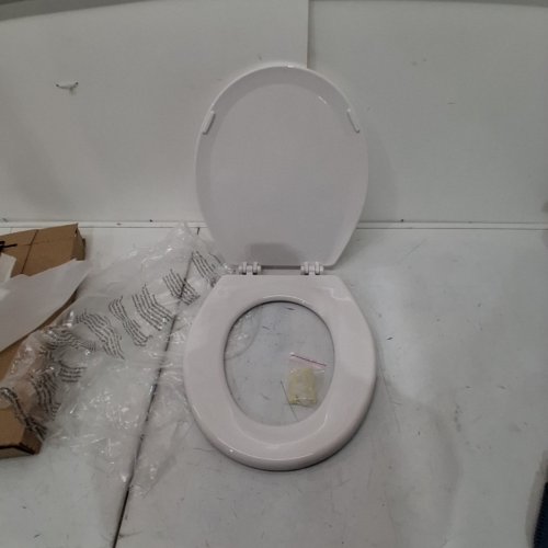 CENTOCO ROUND CENTOCORE MOLDED HEAVY DUTY TOILET SEAT - 17" - WHITE (MODEL: DS700-001) image 2