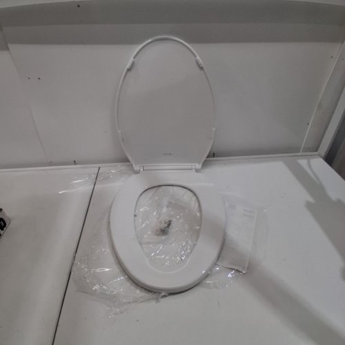 KOHLER CACHET ELONGATED TOILET SEAT - FITS BOWLS 18 5/8" - WHITE (MODEL: 4774-0) image 2