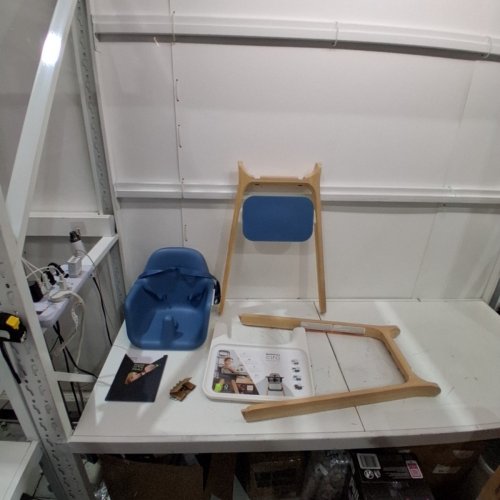 UPPABABY CIRO HIGH CHAIR WITH 180-DEGREE ROTATING FOOTREST - CALEB STEEL BLUE - (MODEL:‎1701-CIR-NA-JKE) image 2