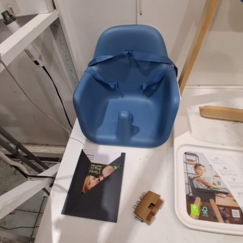 UPPABABY CIRO HIGH CHAIR WITH 180-DEGREE ROTATING FOOTREST - CALEB STEEL BLUE - (MODEL:‎1701-CIR-NA-JKE) image 3