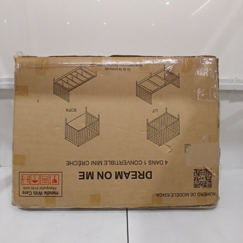DREAM ON ME EDGEWOOD 4-IN-1 CONVERTIBLE MINI CRIB - 39" X 28" X 37" - WHITE (MODEL: 634CA) image 4