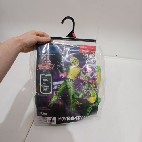 3PC BOYS FIVE NIGHTS AT FREDDY'S MONTGOMERY GATOR COSTUME - SMALL (4-6) - GREEN/YELLOW image 2