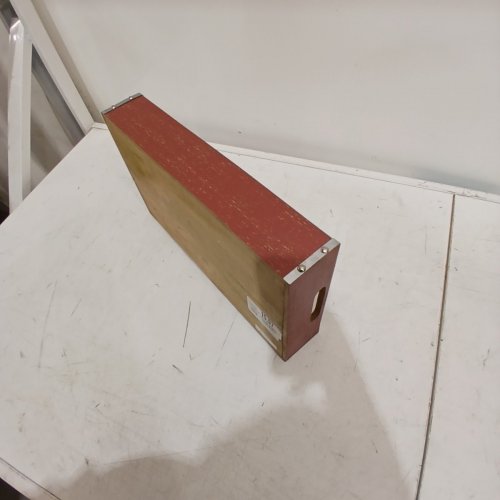 BPS WOODEN CRATE - 17" X 9.375" X 3" - RED image 5