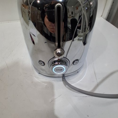 SMEG VINTAGE STYLE 2 SLICE TOASTER - CHROME (MODEL:TSFO1SSUS) image 2