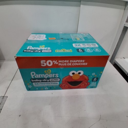124PK PAMPERS BABY DRY ULTRA 3X PROTECTION -SIZE 6 image 3